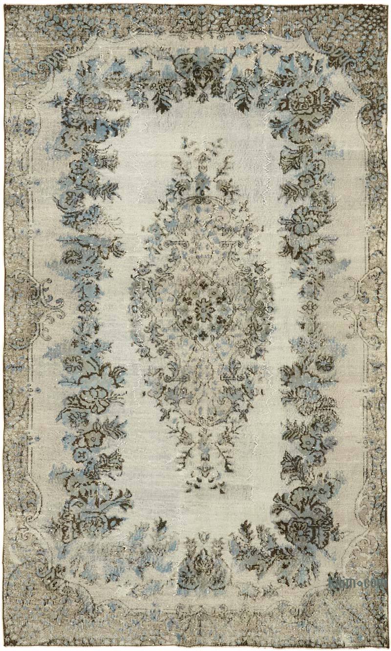 Hand Carved Over-Dyed Rug - 5' 8" x 9' 4" (68" x 112") - K0062479