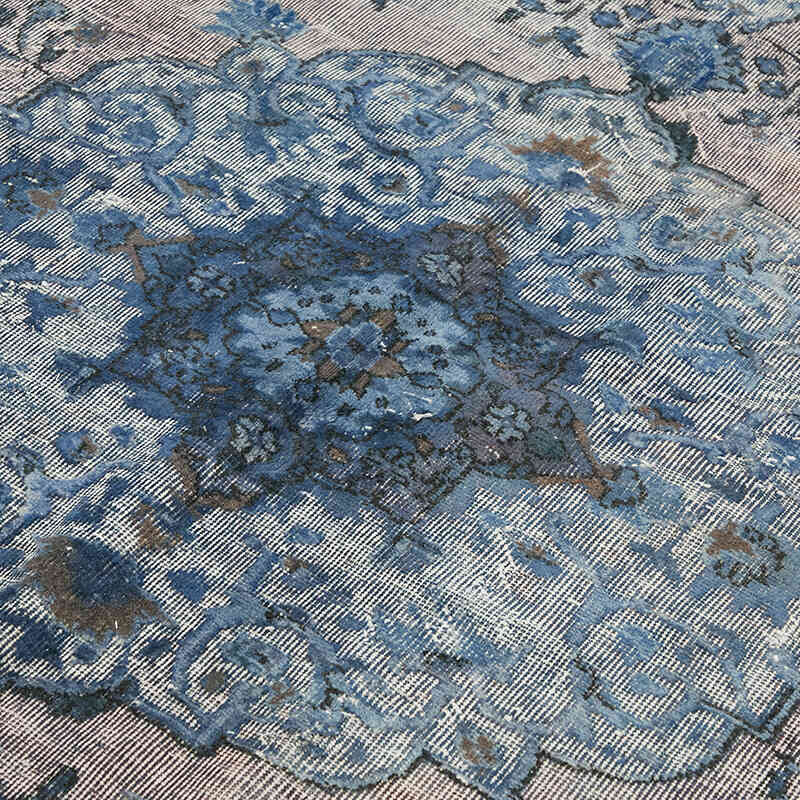 Hand Carved Over-Dyed Rug - 6' 9" x 10' 4" (81" x 124") - K0062483