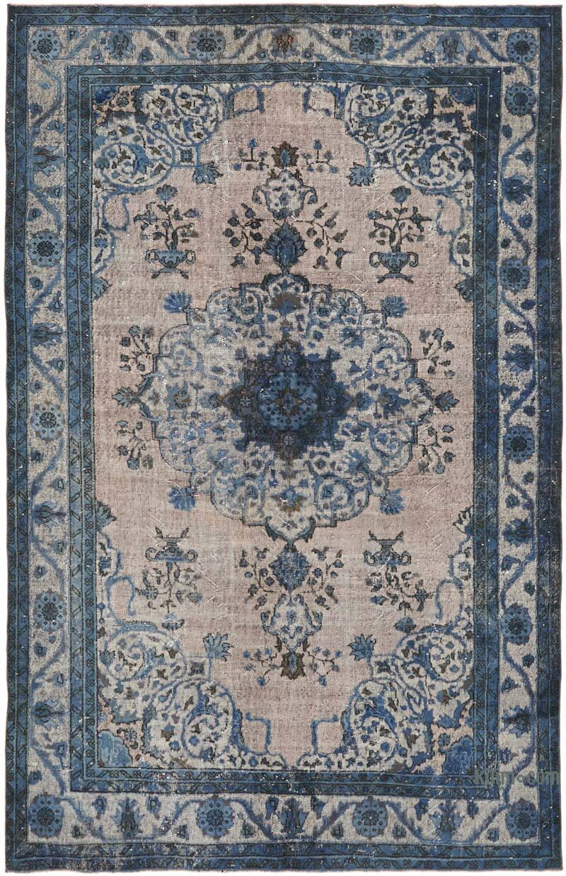 Hand Carved Over-Dyed Rug - 6' 9" x 10' 4" (81" x 124") - K0062483