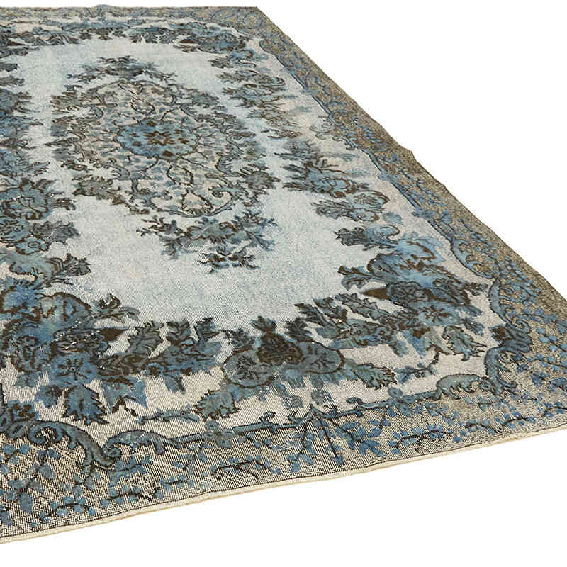 Hand Carved Over-Dyed Rug - 6' 6" x 10' 7" (78" x 127") - K0062485