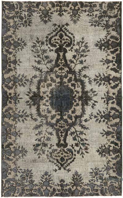 Hand Carved Over-Dyed Rug - 5' 5" x 8' 7" (65" x 103")
