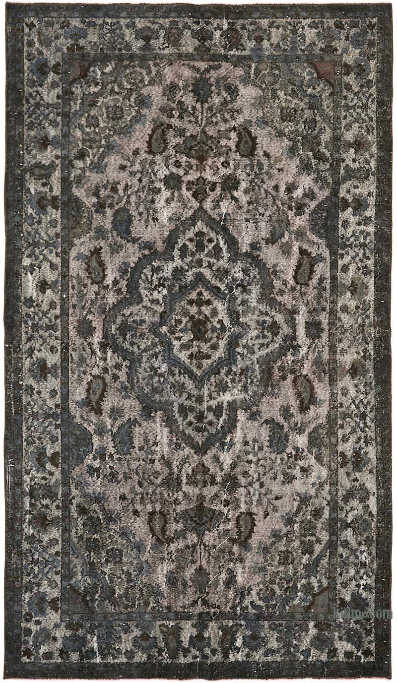 Hand Carved Over-Dyed Rug - 5' 9" x 9' 9" (69" x 117") - K0062493