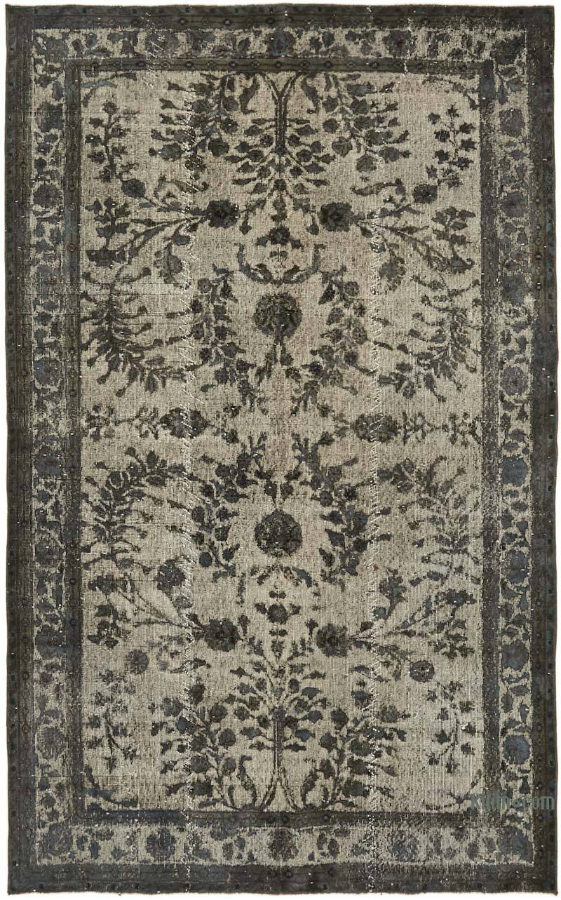Alfombra Tallada a Mano Sobre Teñida - 182 cm x 288 cm - K0062495