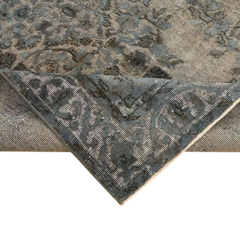 Hand Carved Over-Dyed Rug - 5' 5" x 9'  (65" x 108") - K0062496