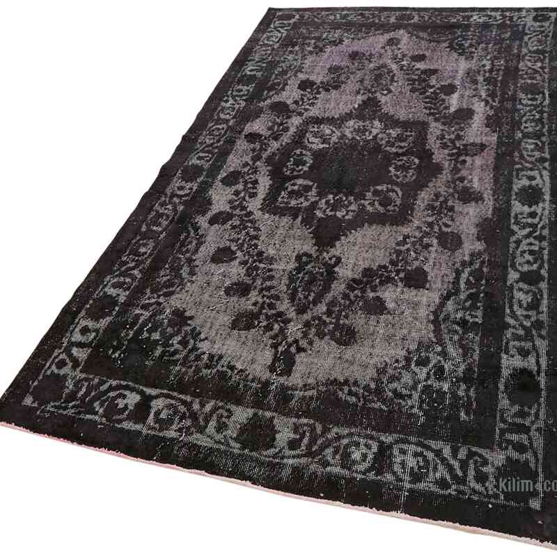 Hand Carved Over-Dyed Rug - 4' 11" x 9' 7" (59" x 115") - K0062503