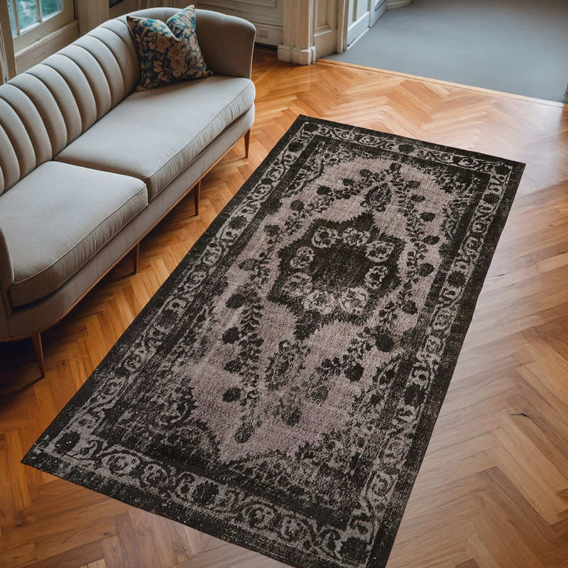 Alfombra Tallada a Mano Sobre Teñida - 150 cm x 291 cm - K0062503
