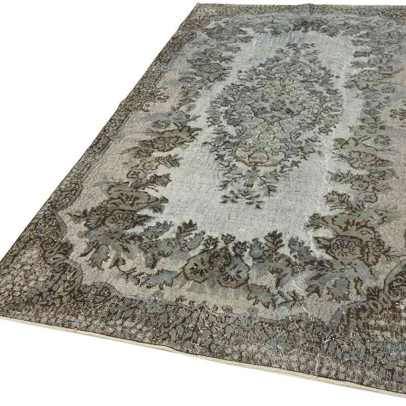 Hand Carved Over-Dyed Rug - 5' 6" x 9' 4" (66" x 112") - K0062506