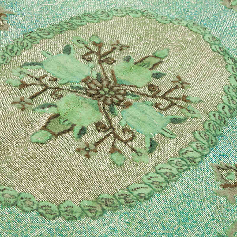 Hand Carved Over-Dyed Rug - 6' 9" x 10' 3" (81" x 123") - K0062523