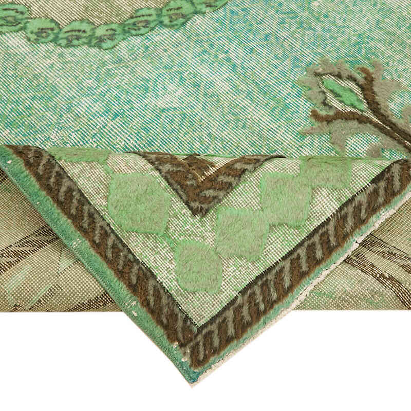 Hand Carved Over-Dyed Rug - 6' 9" x 10' 3" (81" x 123") - K0062523