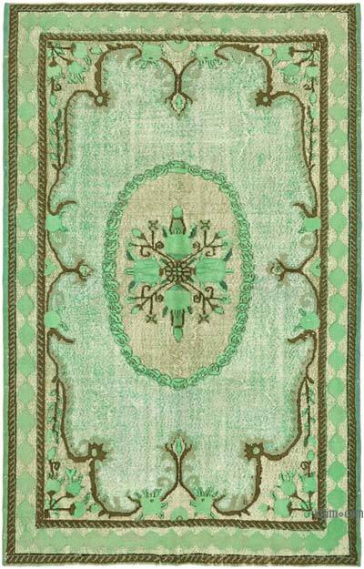 Hand Carved Over-Dyed Rug - 6' 9" x 10' 3" (81" x 123")