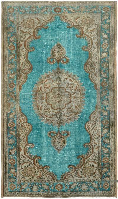 El Oyması Boyalı Halı - 155 cm x 262 cm