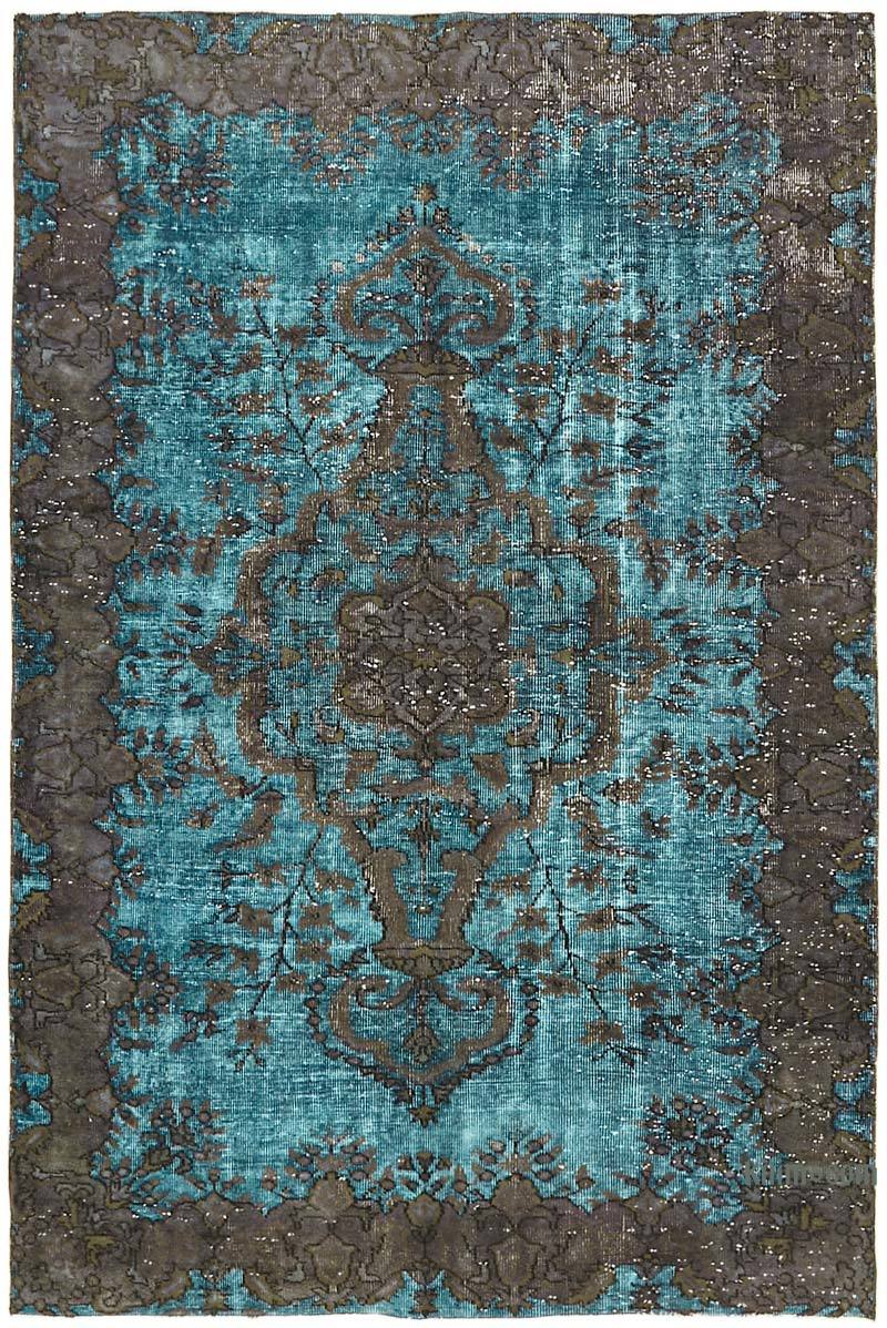 Hand Carved Over-Dyed Rug - 5' 3" x 7' 10" (63" x 94") - K0062532