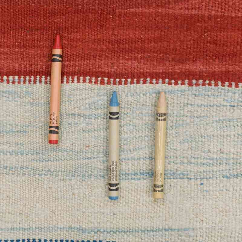 New Handwoven Turkish Kilim Rug - 5'  x 7' 5" (60" x 89") - K0062540