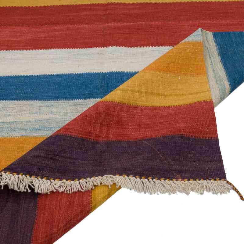 New Handwoven Turkish Kilim Rug - 5'  x 7' 5" (60" x 89") - K0062540