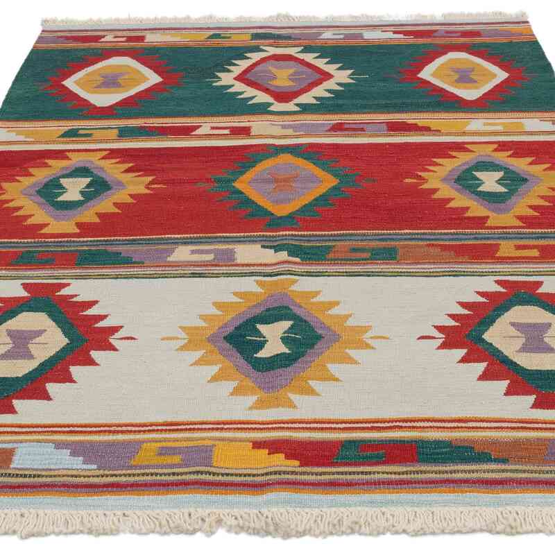 Yeni Kök Boya El Dokuma Kilim - 125 cm x 178 cm - K0062546