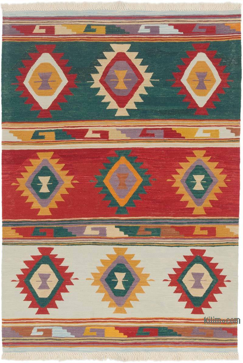 Yeni Kök Boya El Dokuma Kilim - 125 cm x 178 cm - K0062546