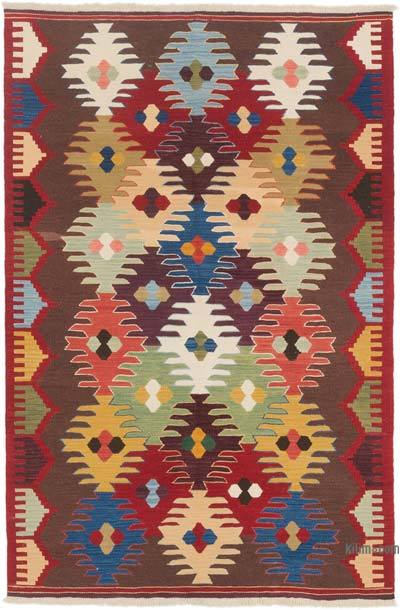 Yeni Kök Boya El Dokuma Kilim - 124 cm x 188 cm