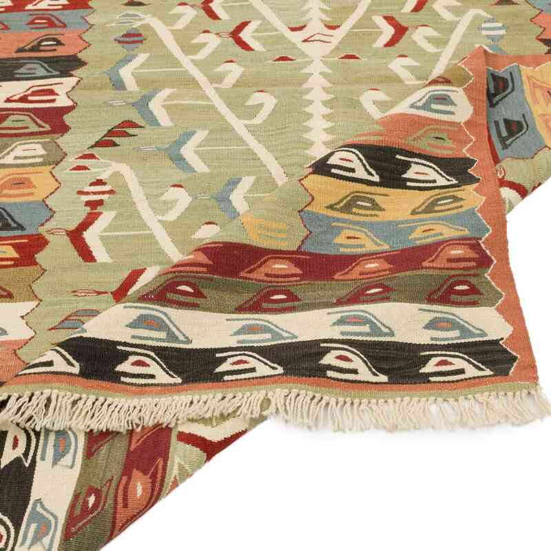 Nueva Alfombra Turca Kilim - 126 cm x 194 cm - K0062552