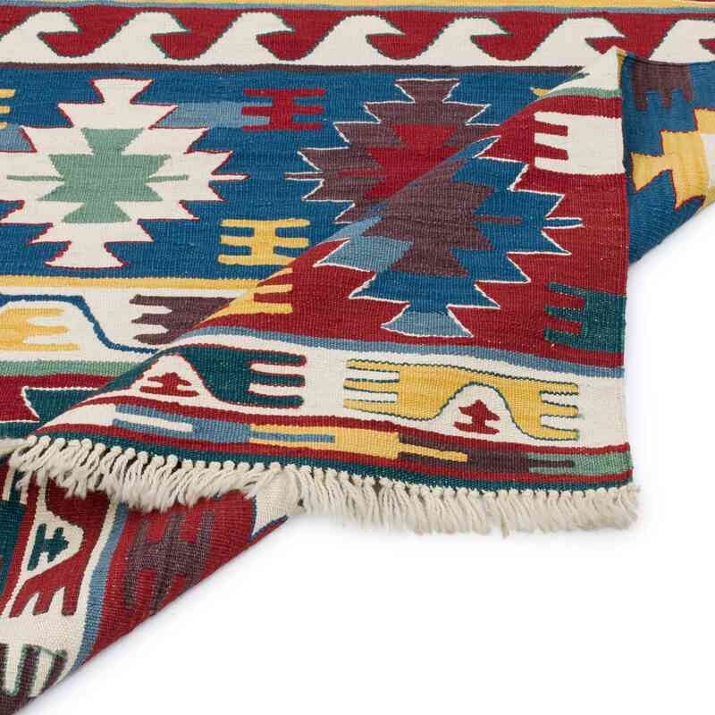 New Handwoven Turkish Kilim Rug - 3' 2" x 4' 3" (38" x 51") - K0062555