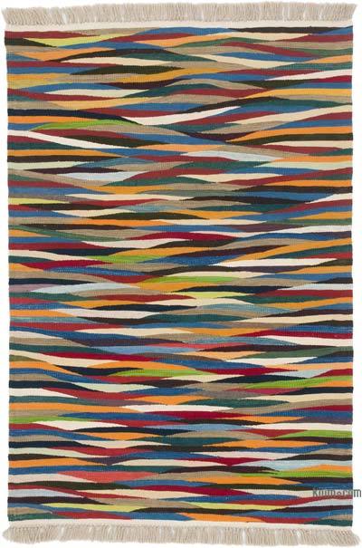 Yeni Kök Boya El Dokuma Kilim - 103 cm x 151 cm