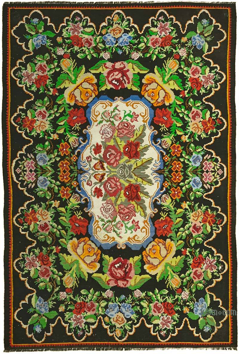 Alfombra Vintage Moldovan Kilim - 195 cm x 287 cm - K0062583