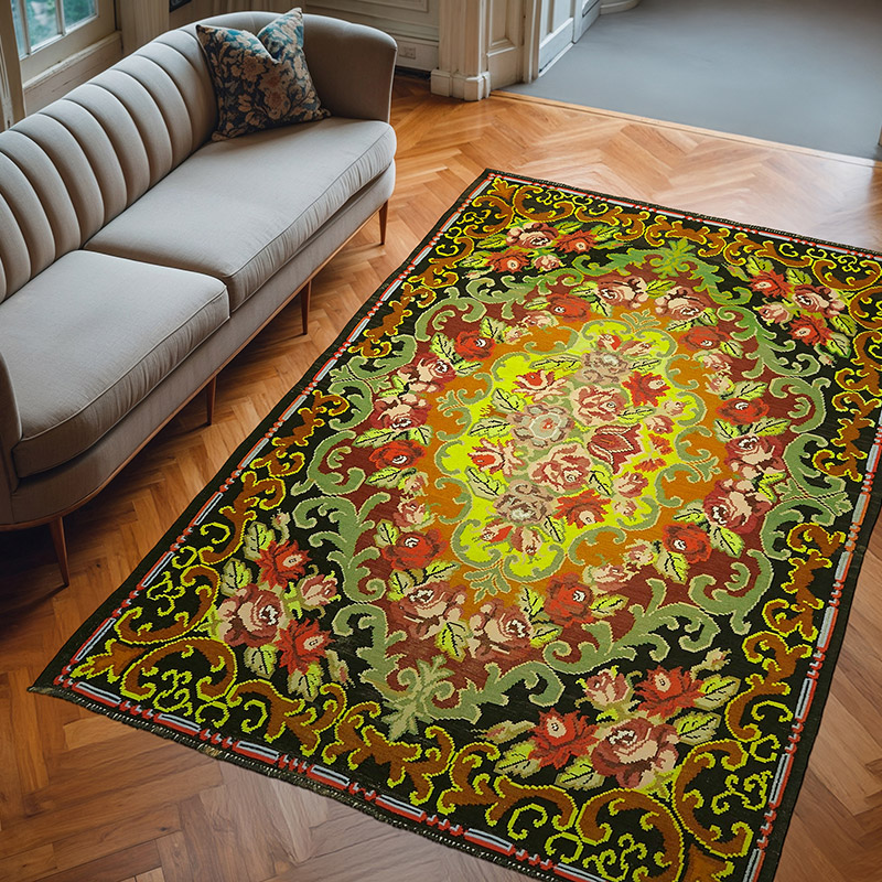 Alfombra Vintage Moldovan Kilim - 200 cm x 285 cm - K0062586