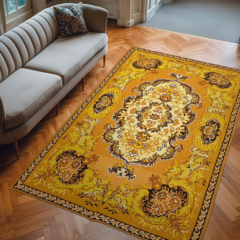 Alfombra Vintage Moldovan Kilim - 189 cm x 285 cm - K0062614