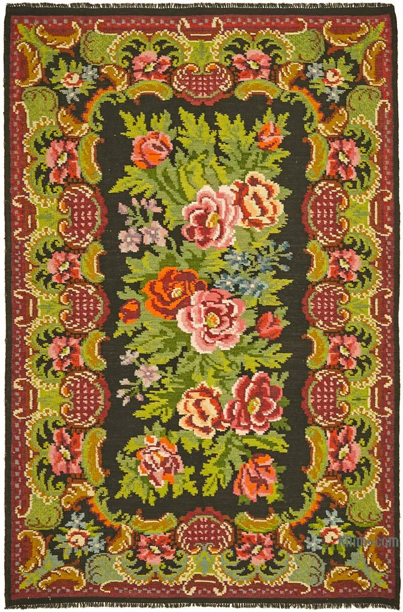 Alfombra Vintage Moldovan Kilim - 196 cm x 290 cm - K0062621