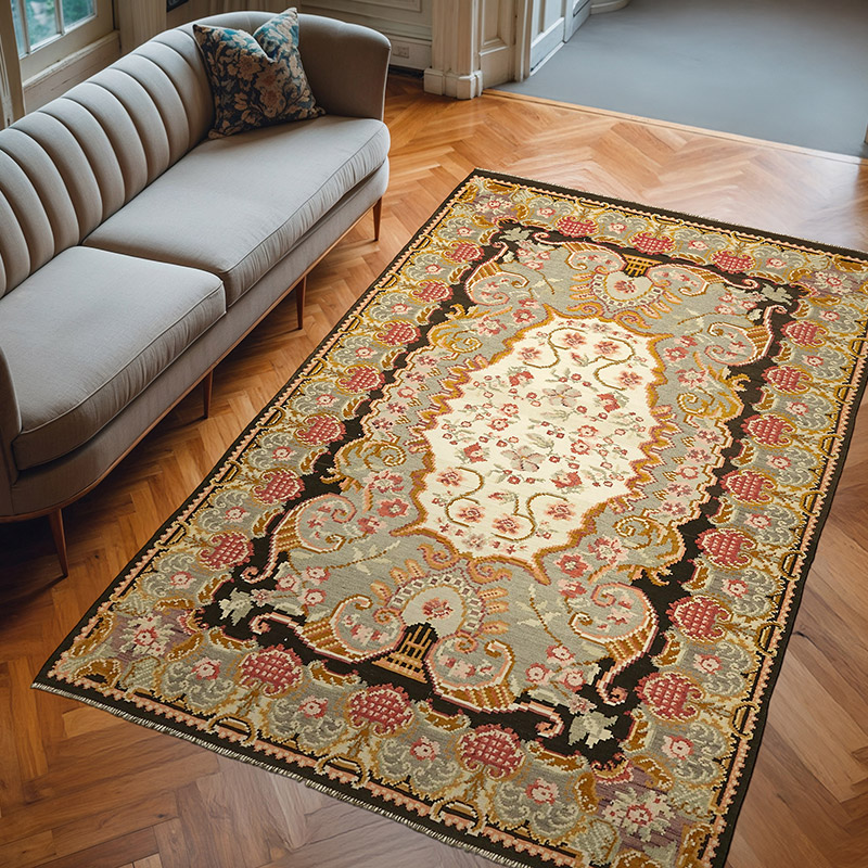 Alfombra Vintage Moldovan Kilim - 195 cm x 300 cm - K0062653