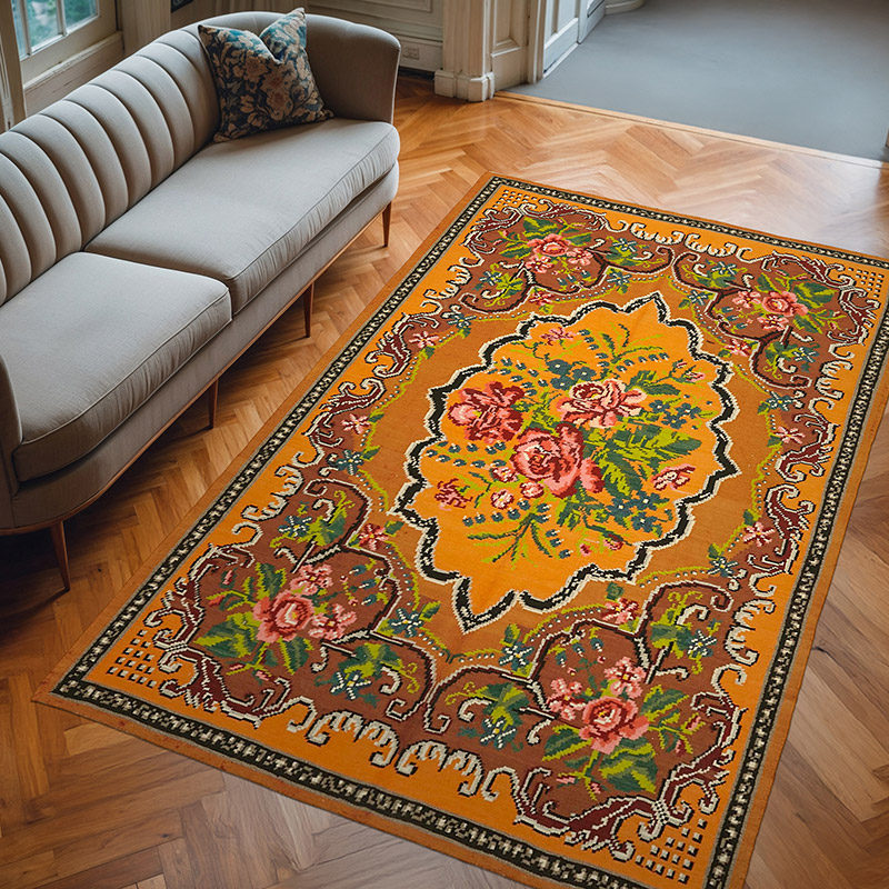 Alfombra Vintage Moldovan Kilim - 175 cm x 273 cm - K0062666