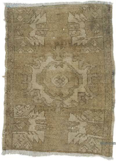 Vintage Turkish Hand-Knotted Rug - 1' 10" x 2' 4" (22" x 28")
