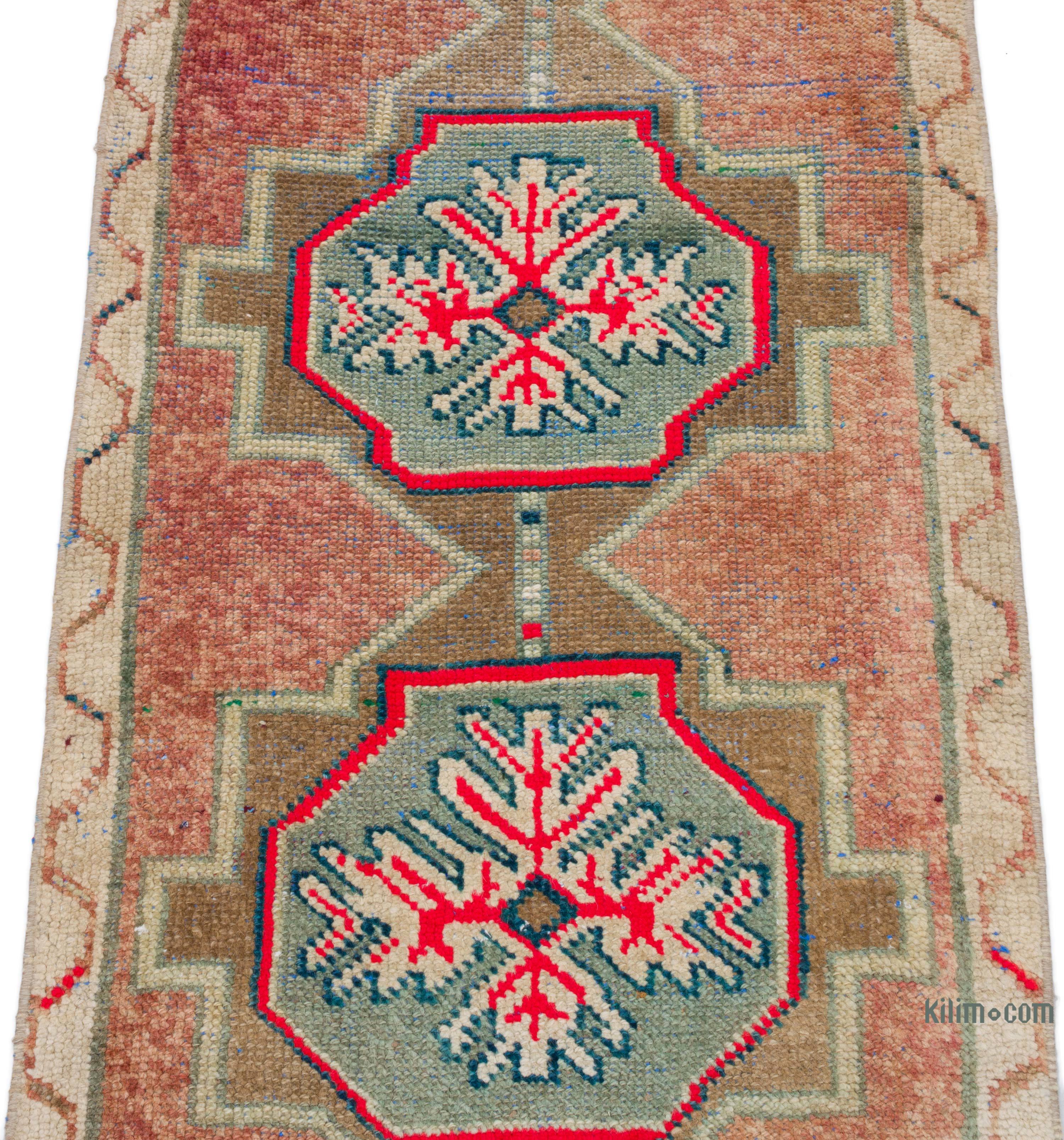 Vintage Turkish Hand-Knotted Rug - 1' 8 x 3' 2 (20 x 38)