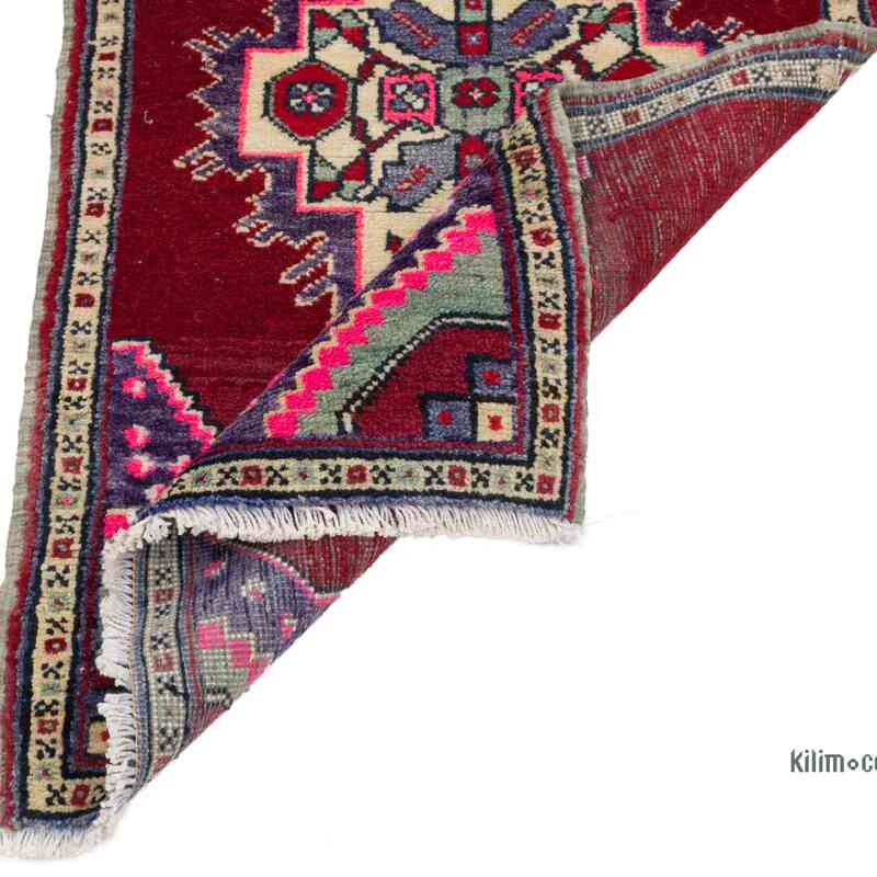 Alfombra Vintage Turca Anudada a Mano - 56 cm x 99 cm - K0062794