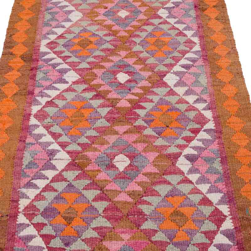 Alfombra Kilim Tribal Vintage - 92 cm x 315 cm - K0062858
