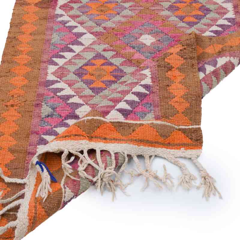 Alfombra Kilim Tribal Vintage - 92 cm x 315 cm - K0062858