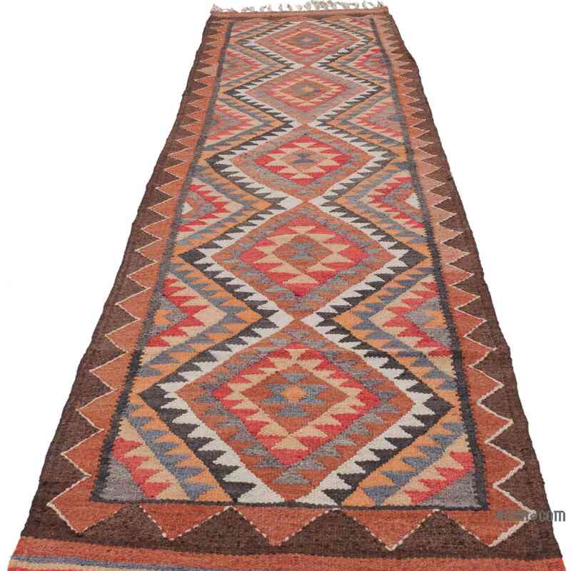 Vintage Anadolu Kilim Yolluk - 86 cm x 326 cm - K0062900