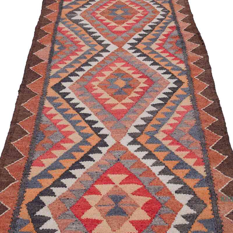 Vintage Anadolu Kilim Yolluk - 86 cm x 326 cm - K0062900