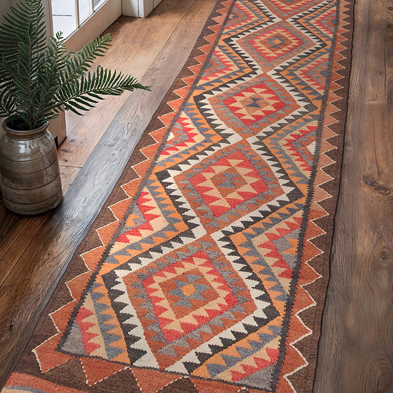 Vintage Anadolu Kilim Yolluk - 86 cm x 326 cm - K0062900