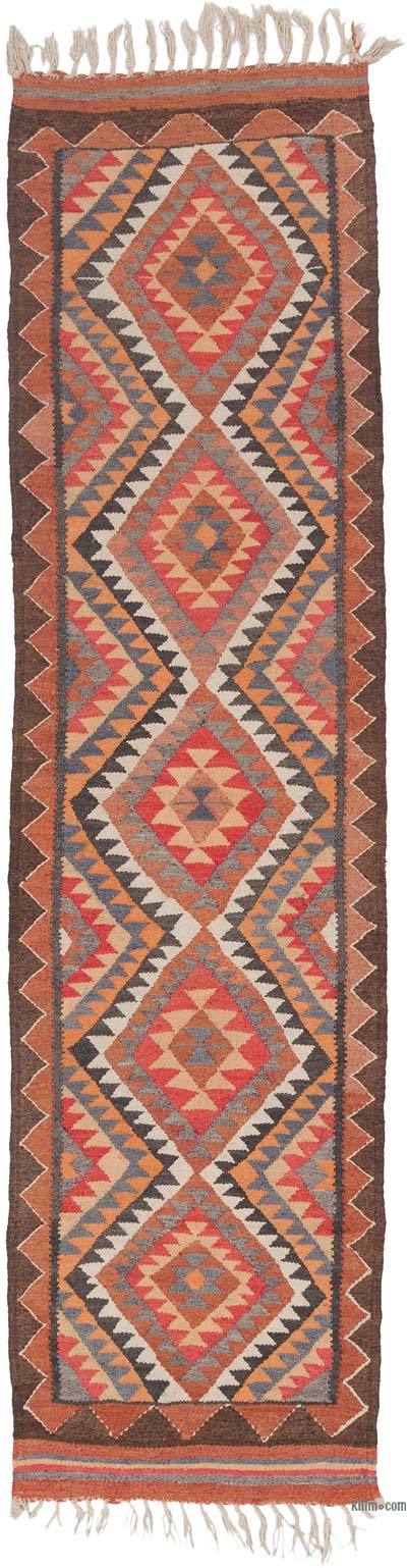 Vintage Anadolu Kilim Yolluk - 86 cm x 326 cm