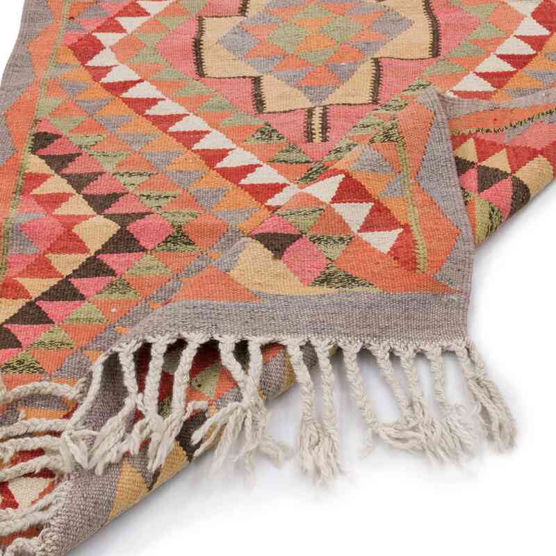 Alfombra Kilim Tribal Vintage - 100 cm x 346 cm - K0062903