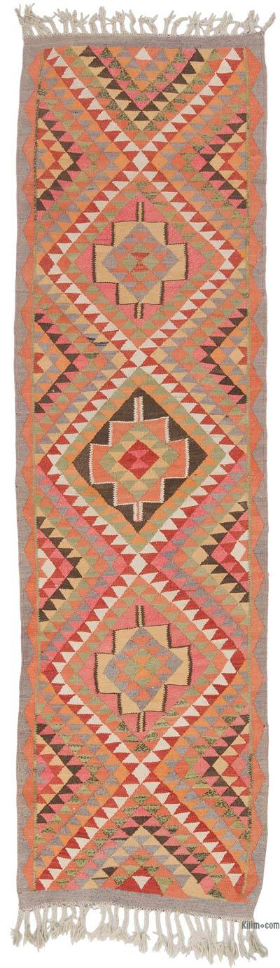 Alfombra Kilim Tribal Vintage - 100 cm x 346 cm
