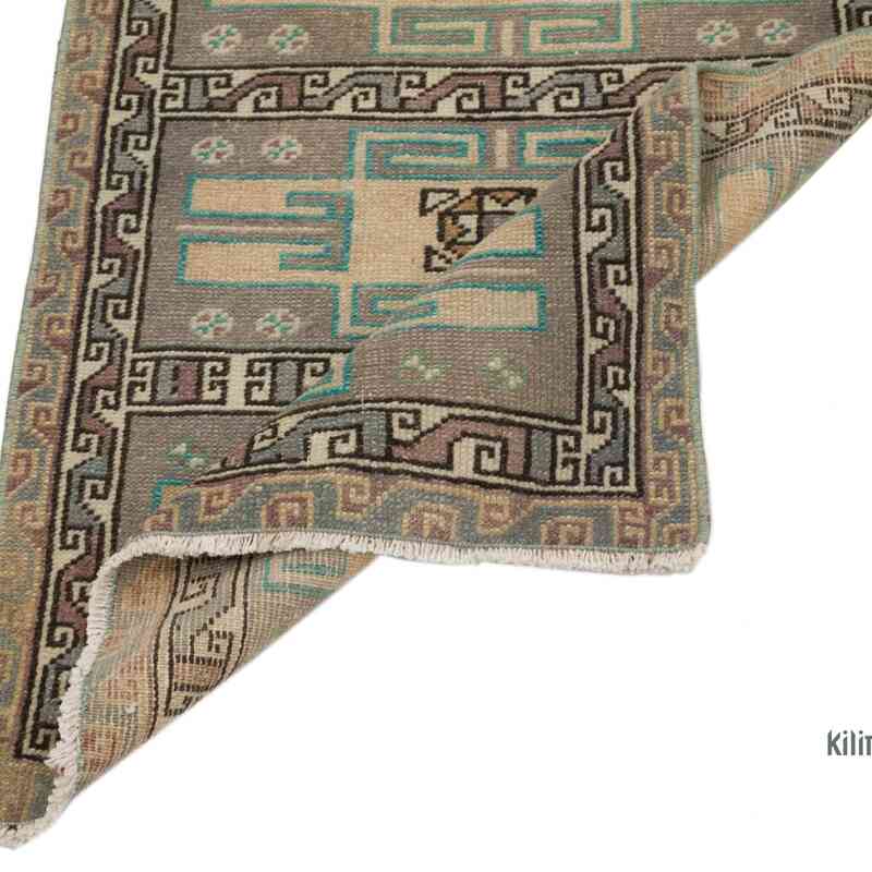 Vintage Turkish Hand-Knotted Rug - 1' 8" x 2' 11" (20" x 35") - K0062913