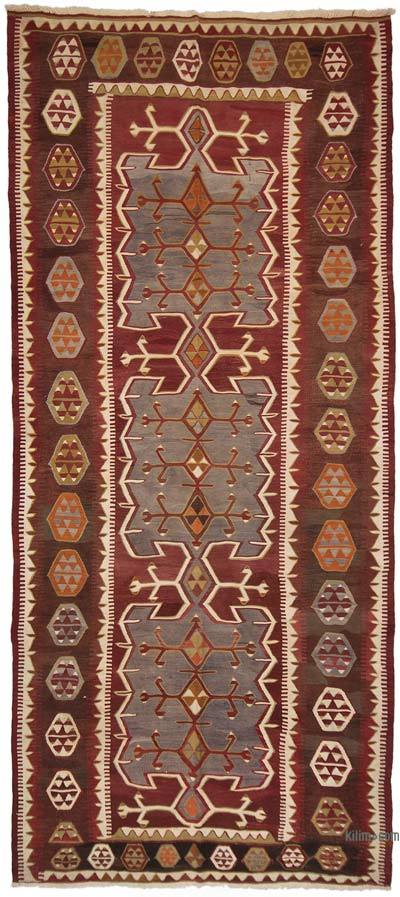 Vintage Konya Kilim Rug - 5' 4" x 12'  (64" x 144")