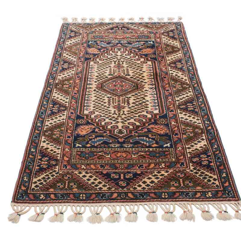 El Dokuma Vintage Halı - 100 cm x 192 cm - K0063078