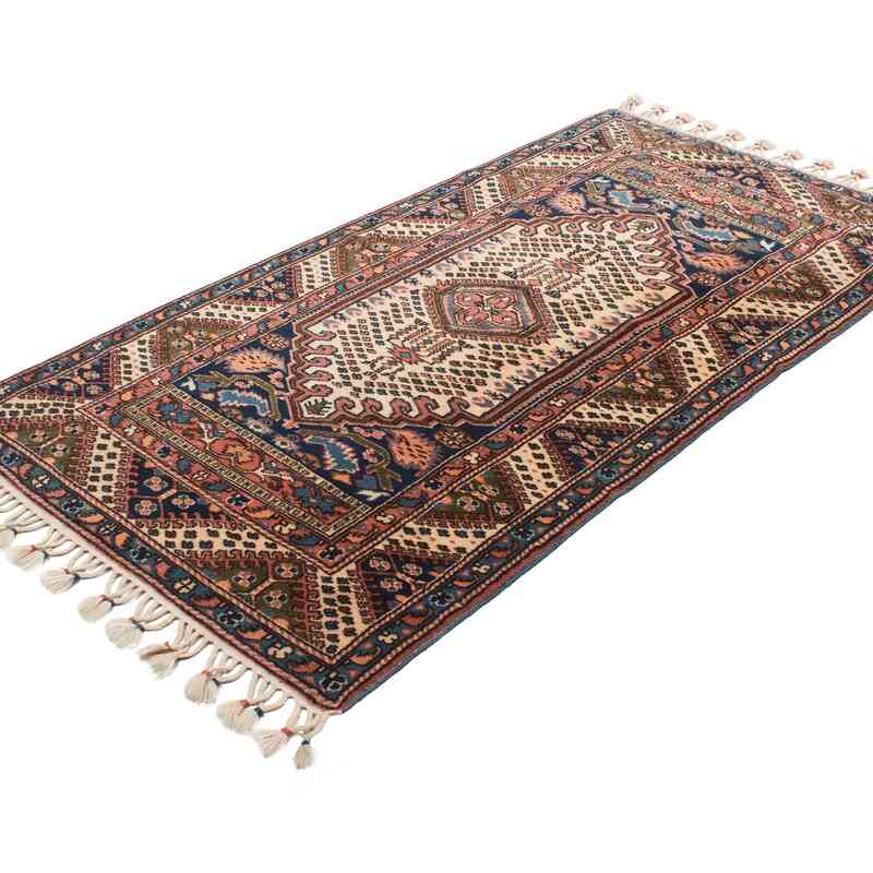 El Dokuma Vintage Halı - 100 cm x 192 cm - K0063078
