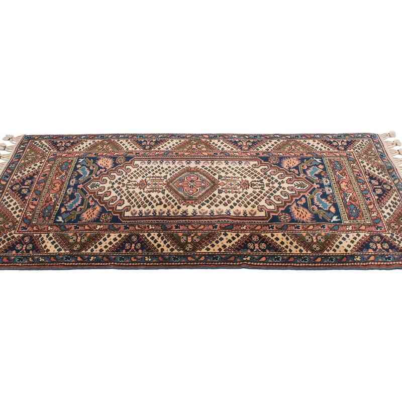El Dokuma Vintage Halı - 100 cm x 192 cm - K0063078