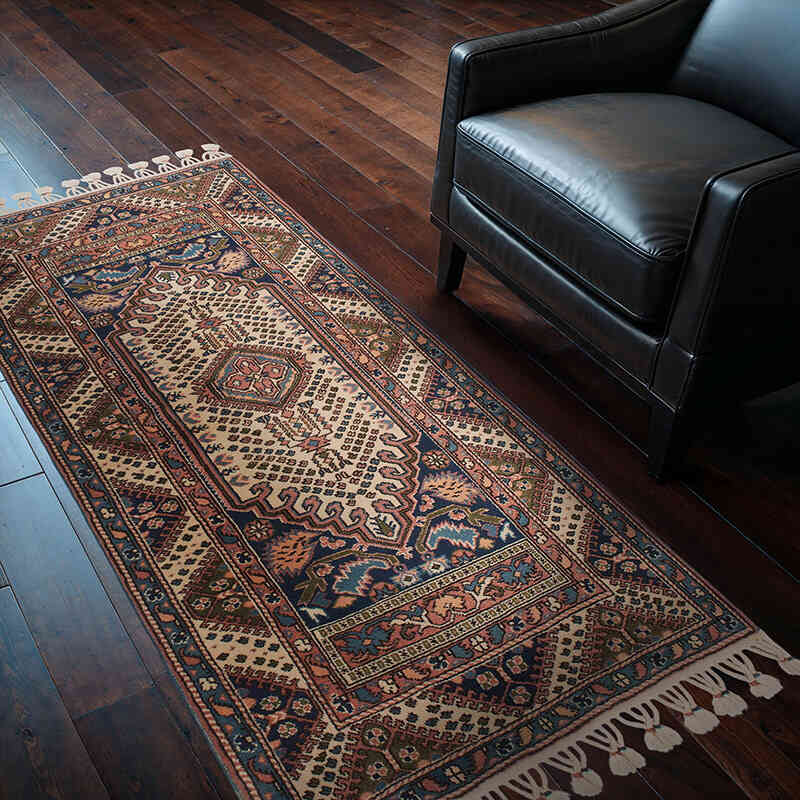 El Dokuma Vintage Halı - 100 cm x 192 cm - K0063078