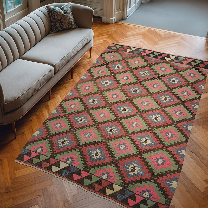 Alfombra Vintage Mihalic Kilim - 191 cm x 306 cm - K0063105