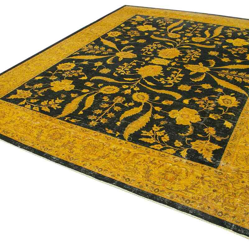 New Hand Knotted Wool Oushak Rug - 9' 5" x 11' 5" (113" x 137") - K0063120
