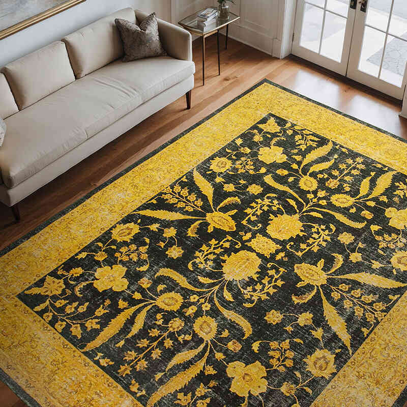 New Hand Knotted Wool Oushak Rug - 9' 5" x 11' 5" (113" x 137") - K0063120